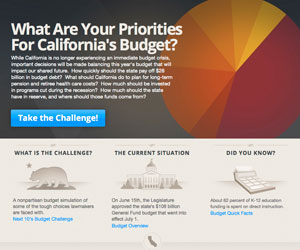 California Budget Challenge