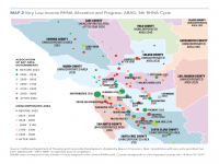 Map 2 Very Low-Income RHNA Housing Progress, Bay Area (ABAG)