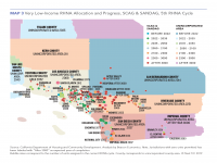 Map 3 Very Low-Income RHNA Housing Progress, Southern California (SCAG & SANDAG)