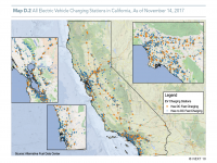 Map D2 All EV Charging Stations in California
