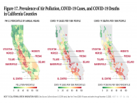 Fig 17 Prevalence of COVID Cases and Air Pollution