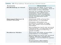 Table 13 Paradise Scenarios Overview
