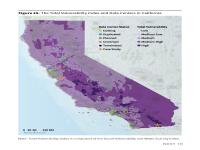 Figure 25. The Total Vulnerability Index and Data Centers in California
