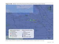 Figure 8b. Water Scarcity Scores from Santa Clara Case Study