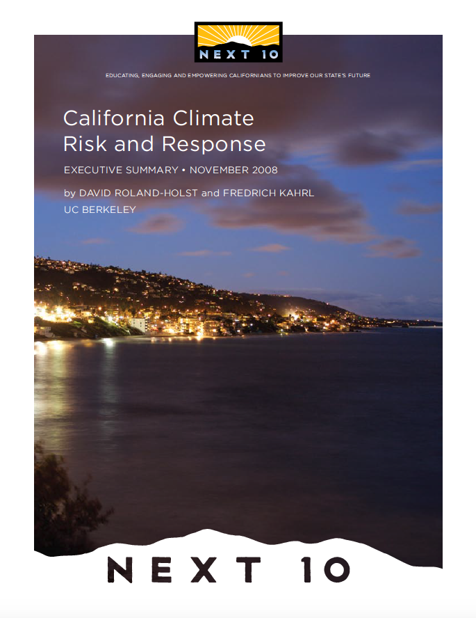 California Climate Risk & Response Cover